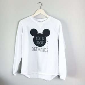 Disney Never Stop Dreaming Crewneck Sweatshirt